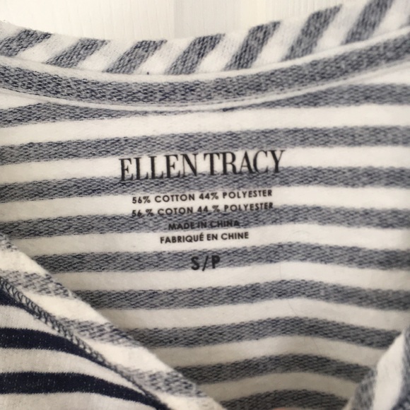Ellen Tracy nautical stripes top - Picture 5 of 5